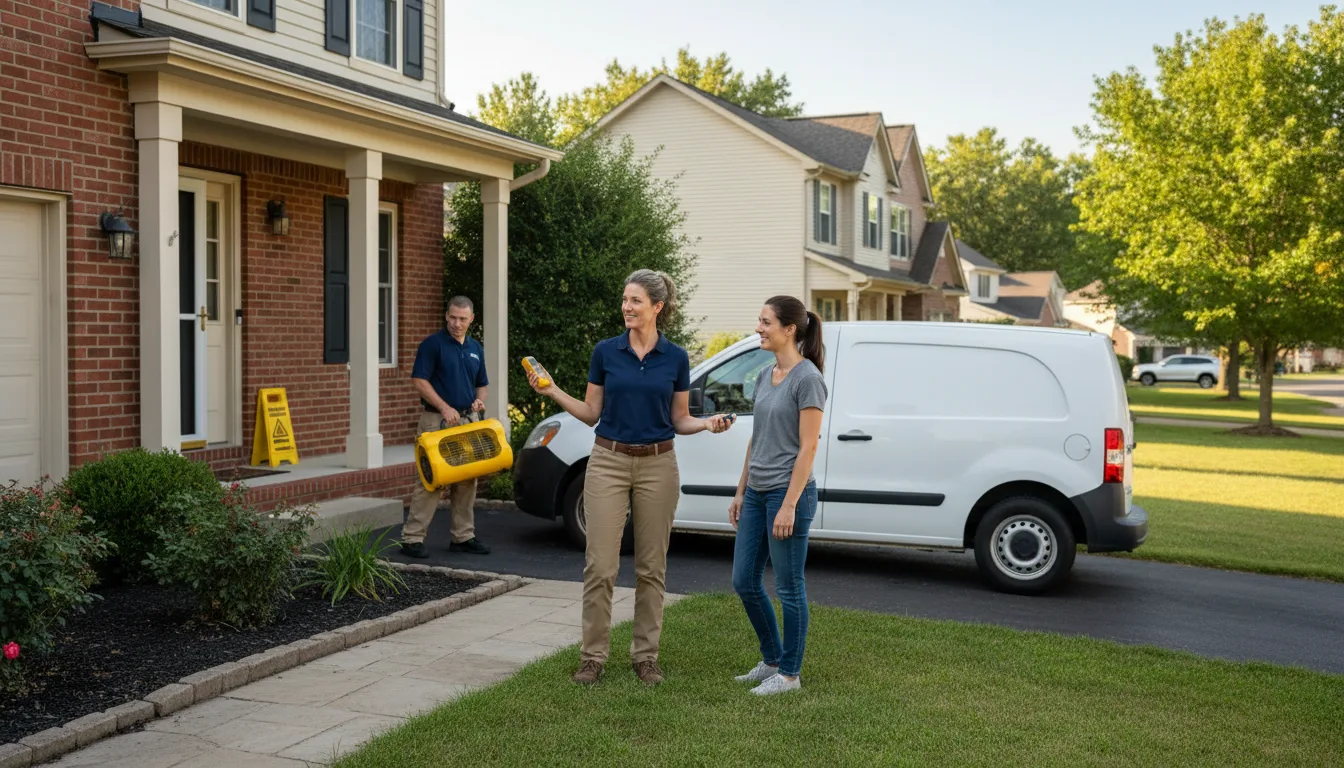 Residential water damage restoration in Weston, WY